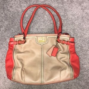 Large Leather Coach purse